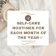 Self care ideas stress activities relief do things day wellness choose board practice morning take daily
