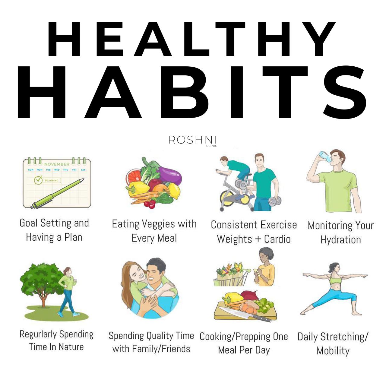 Habits lifestyle balance